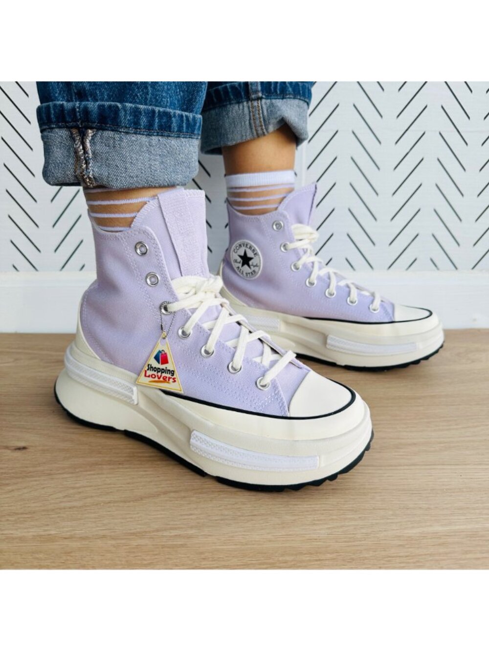 ⭐Converse Run Star Legacy CX Hi Sz 6 Women Shoes Platform Purple Sneaker A03064C - Picture 3 of 14